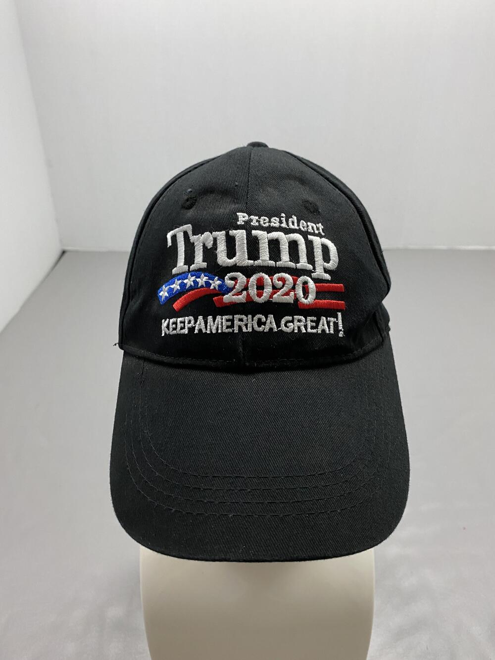 Hat Cap Strap Back One Size Black Trump 2020 Keep America Great Mens Adjustable